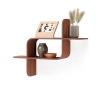 - Etagère murale en bois Shelf noyer clair