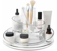 Umbra Organizer Cascada, Rangement pour cosmétiques et maquillage, 2 niveaux, Transparent, 1016325-165