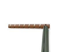 Porte manteaux Flip 8 crochets noyer clair et doré Noyer Clair Et Doré