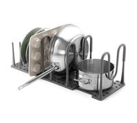 Umbra Peggy Organiseur pour ustensiles de Cuisine, Plateau de Rangement réglable pour Aliments, ustensiles de Cuisine, ustensiles de Cuisine, ustensiles de Cuisine et Plus Encore, Anthracite