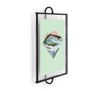 UMBRA Phantom Frame. Cadre photo Phantom. En métal noir. Pour photo 20x25cm. Dimension cadre 25.4x41.1x8.1cm