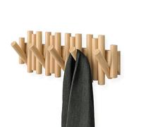 Porte Manteaux Mural Design en Bois Picket Rail - Umbra 0,000000