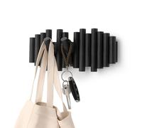 Umbra Piquet avec 5 crochets noir 1011471-040 Porte-manteaux Crochets muraux Crochets à vêtements