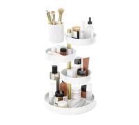 Umbra Pirouette Organisateur de cosmétiques, Blanc/Laiton