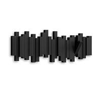 Umbra Porte Manteaux Mural Sticks Design Noir 49x18x03cm