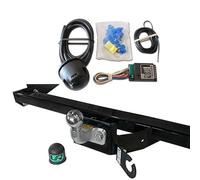 Umbra Rimorchi Attelage Remorque Barre d'attelage fixe 12N 7 voies Relais de dérivation compatible avec Ford Transit Custom 14090/SF à partir de 10/2012