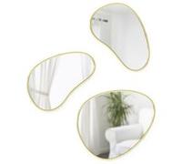 Umbra - Set de 3 miroirs Hubba Pebble - Doré - Doré