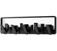 Umbra Skyline Noir Patère avec 5 crochets mobiles Portemanteau en plastique