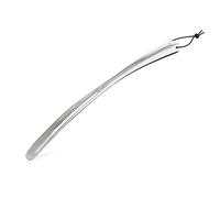 Umbra Slip Chausse-Pied Long en métal, 46 cm, Aluminium Mat | Sans se pencher, embout courbé et lisse, trou de suspension, indispensable de l'entrée ou du placard, léger
