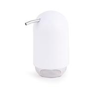 UMBRA Soap Pump Touch. Pompe à Savon Touch en Plastique moulé. Coloris Blanc. 236ml. Dimension 7cmx14cm.