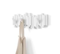 Porte manteau design mural Sticks Blanc 49,2 x 18,1 x 2,9 cm