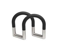 UMBRA Swivel. Porte serviettes en papier Swivel. En métal nickel et plastique doux noir. Dimension 11,4 x 8.3x12.7cm