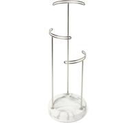 Umbra TESORA présentoir à bijoux, support à bijoux, rangement de bijoux, habitat, accessoire pour la maison, résine, blanc/nickel, 299471-491