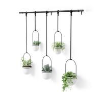 Umbra Triflora support de plantes 137x18x94cm pour 5 plantes Acier Blanc 1018086-660