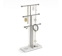 Umbra Trigem - Arbre à Bijoux en Métal Blanc et Laiton