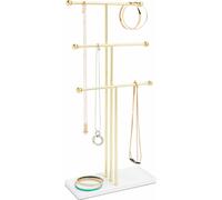 Umbra Trigem Présentoir à bijoux 299330-524 blanc / doré Arbre à bijoux