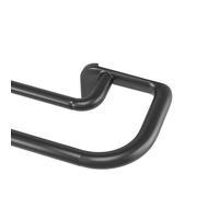 Umbra Twilight Double Tringle À Rideaux Extensible Avec Retour Latéral, 76-213cm, D 1,9cm, Idéale Pour Les Rideaux Occultants Ou Obscurcissants, Acier, Noir