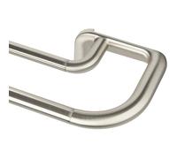 Umbra Twilight Tringle À Rideaux Extensible avec Retour Latéral 168-366cm 1 9cm Idéale pour Les 30 inches to 84 inches Nickel