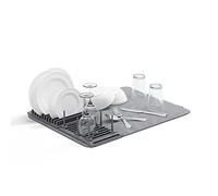 Umbra Égouttoir Udry Peg en microfibre, tapis d'égouttement pliable, anthracite