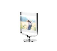 - Cadre photo rotatif en aluminium Wishbone chrome