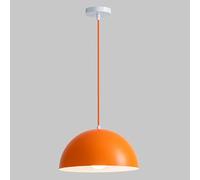 Umbratica Chandelier Farmhouse Pendant Light Black avec dôme Industriel ChandelieraDafable Vintage Lights Island pour Manger (Rose, 13,7 Pouces)