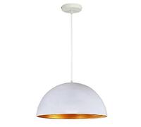 Umbratica Dome Lustre Double Fer forgé en métal Graphique Suspension du Pendentif Industriel Plafond rétro de Lampe de Suspension du Plafond Demi-Cercle plafonnier Les lumières suspendues lux