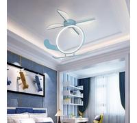 Umbratica LED AIRPLAN PLACEMENTS Places pour Les Enfants Chambre 38W DIMM MODERNABLE Moderne PROTÉ des PLACILLES LIGRALES Chandelier Avion Blue Rose