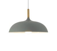 Umbratica Luminaire avec Finition en Bois de chêne et Fer, Abat-Jour d'élégance française, décoration Suspendue pour Cuisine, Salon, Salle à Manger, Ampoules Non incluses, Agray, 45 cm