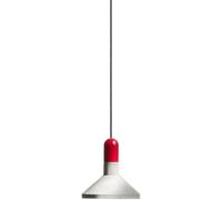 Umbratica Lustre Ciment en Bois Art Pendant Light Light Retro Industrial Pendant Lampe Corridor As Great Bar Boot Shop Single Head Hanging Lamping (Rouge)