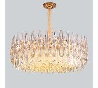 Umbratica Lustre en Cristal de Luxe Moderne et léger E14, Lampe en Cristal créative de Haute qualité, pour Salon, Chambre à Coucher, Salle à Manger, Lampes et lanternes, Ovale 100 cm