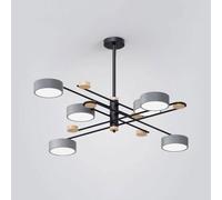 Umbratica Lustre Spoutnik Moderne à 6 lumières, luminaire de Plafond encastré pour Chambre à Coucher, luminaires de Salle à Manger Wabi Sabi pour Cuisine, Lampe de Plafond réglable de Luxe pour Salon