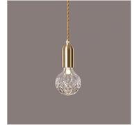 Umbratica Lustre V-Intage Gold Blown Glass Pendant Light Clear Ball Cuisine Plafond Plafonnage Lamping Modern Farmhouse Industrial Chandelier