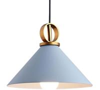 Umbratica V-Intage Pendants Lights 9.8 Pouces Salon Chandelier Metal Kitchen E27 Lampe pour la Chambre à Coucher pour Le Couloir à Manger Noir ， Suspension (Gris Naturel)