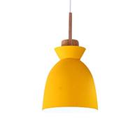 Umbratica Vintage Creative Suspension Lustre Personnalisé Table À Manger Lumières en Métal Tête Unique Plafond Bohème Luminaire pour Restaurant Salon Bar Digne/Jaune/a