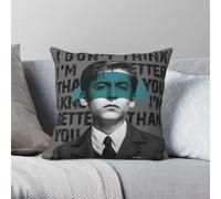 Umbrella Academy I'm Better Than You Taie d'oreiller carrée en polyester et lin avec fermeture éclair