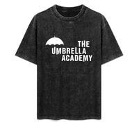 Umbrella Academy Text Logo Mens T-Shirt White Unisex Mens Tees L