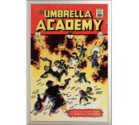 Umbrella Academy, The - Poster - School is in Session + cadre interchangeable, Shinsuke® Maxi aluminium argenté, vitre acrylique