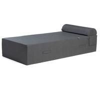 COZIP | Lit de piscine | UMBRELLA COZIP | 200 x 88 x h38 cm | Couleur Gris perle | Batyline Eden Waterproof | Bed de plage une place
