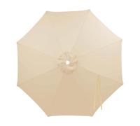 Umbrella Canopy Cover, 2.5m Replacement Sunshade Fabric Waterproof Anti Tear Outdoor Patio Market Umbrella Top Cover, UV Resistant Garden Yard Beach Deck Protection Shade Cloth for Outdoor Use