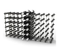 UMBRELLA® casier à vin empilable Large Kit pour 60 Bouteilles - casier modulaire pour Bouteilles/Support pour Bouteilles de vin, Extensible de manière Flexible, système emboîtable Peu encombrant