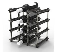 UMBRELLA® casier à vin empilable Small Kit pour 12 Bouteilles - casier modulaire pour Bouteilles/Support pour Bouteilles de vin, Extensible de manière Flexible, système emboîtable Peu encombrant