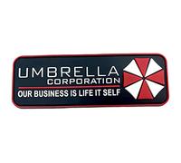 Umbrella Corporation Our Business is Life Itself Airsoft PVC Moral Cosplay équipe Patch (Noir)