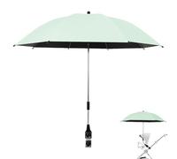 Umbrella For Stroller, Portable Umbrellas For Rain, Foldable Child Cradle Parasol with Clamp Travel Supplies, Pushchair Attachment For Outdoor Activities