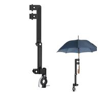 Umbrella Holder for Stroller - Cart Sunshade Stand | Golf Trolley Umbrella Stand Adjustable, Stroller Umbrella Holder for Fishing Beach Chair Wheelchair