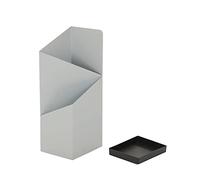 Umbrella Porte-parapluie, géométrie, robuste et élégant, porte-parapluie d'entrée, organisateur, goutte amovible, 25 x 20 x 60 cm/blanc (noir q)