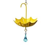 Umbrella-Shaped Hanging Bird Bath, Weather-Resistant Bee Watering Station, Decorative Bird Feeder Tray For Wild Birds Finch Parrot, Decorative Hummingbird Feeder For Garden Patio Balcony Outdoor Backy