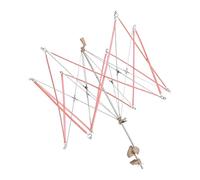 Umbrella Swift Enrouleur de fil réglable, support compact, organisateur de fil rotatif, processus de fabrication simple, outil d'enroulement peu encombrant pour tricot, crochet, tissage, bricolage