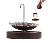 Umbrella Tea Strainer - 304 Stainless Steel Creative Infuser, Innovative Brewing Filter | Durable Metal Steeper with Matching Base, Elegant Kitchen Diffuser for Coffee Cocktails