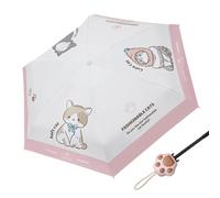 Umbrella Travel Size 6 Rib Heavy Duty UV Windproof Canopy with Protection