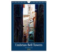 Umbrian Bell Towers (Wall Calendar 2026 DIN A4 portrait), CALVENDO 12 Month Wall Calendar: Photo art images depicting beautiful bell towers from towns in Umbria, Italy